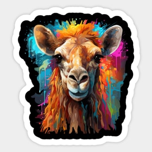 Camel Rainbow Sticker